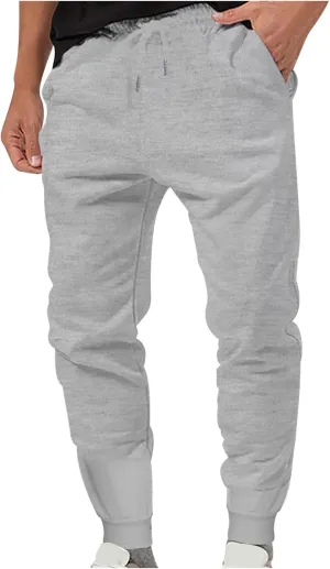 Mens Casual Workout Joggers Pants Slim FIt Sweatpants Hiking Outdoor Pants Drawstring Elastic Waist Tapered Trousers