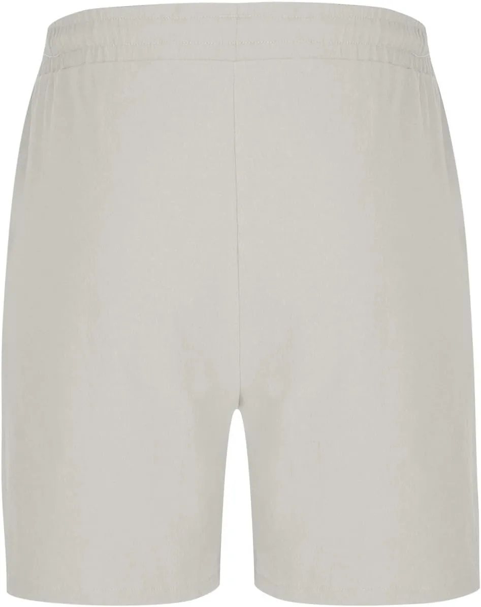 Mens Drawstring Shorts Casual Summer Big and Tall Elastic Waist Loose Fit Lightweight Lounge Beach Shorts with Pocket
