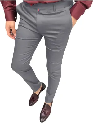 Men's Dress Pants Fashion Stretch Skinny Slim Fit Regular Fit Business Chino Pants Casual Fashion Golf Pencil Pants