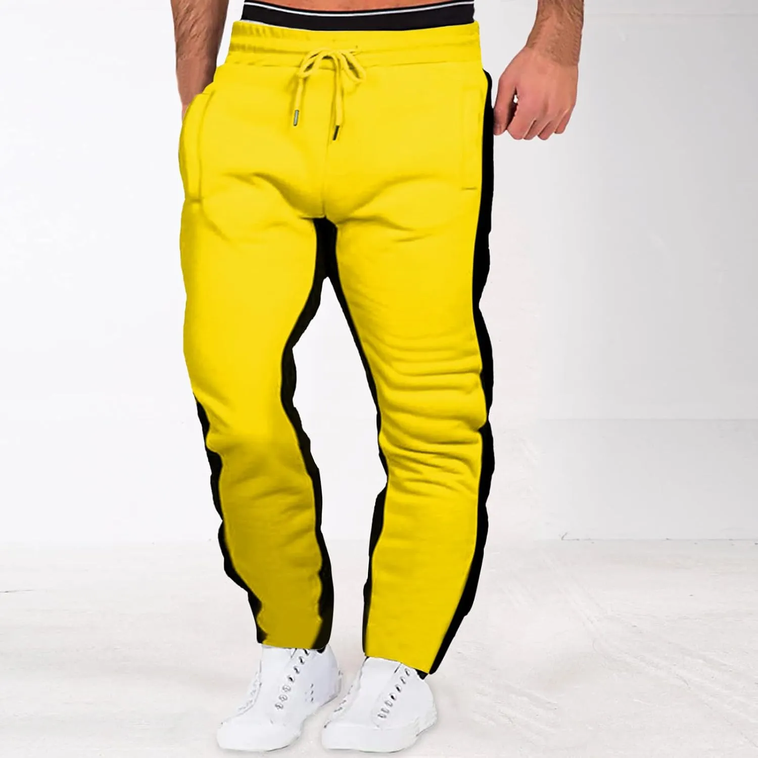 Mens Hiking Outdoor Recreation Pants fit with Zipper Pockets Men's Fleece Lined Pants Water Resistant Warm Sweatpants
