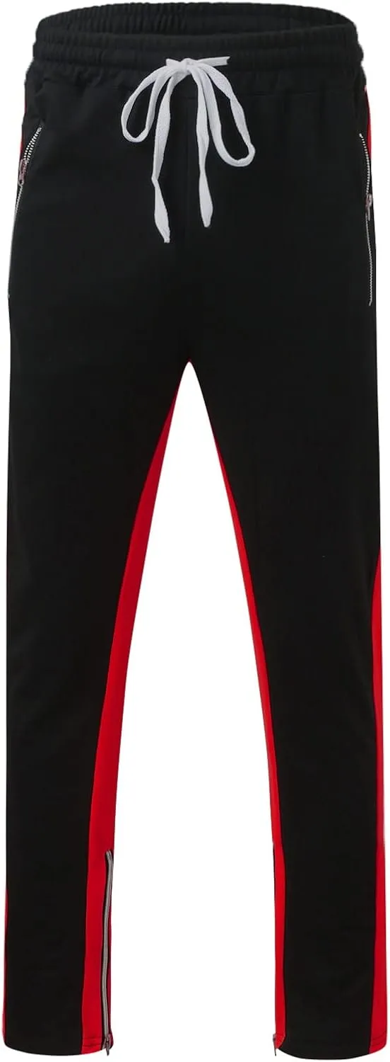Mens Hiking Outdoor Recreation Pants Fleece Sweat Pants Mens Baggy Pants Joggers with Pockets Mens Sweatpants Fleece