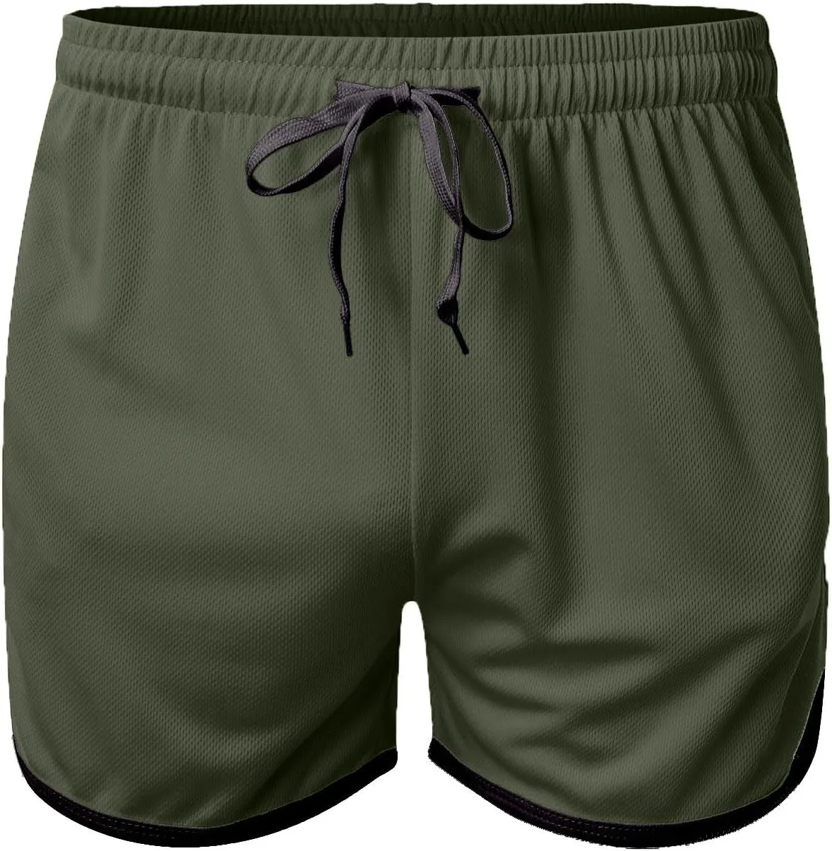 Men's Mesh Gym Shorts with Pockets Performance for Workouts Basketball Shorts Casual Elastic Running Shorts