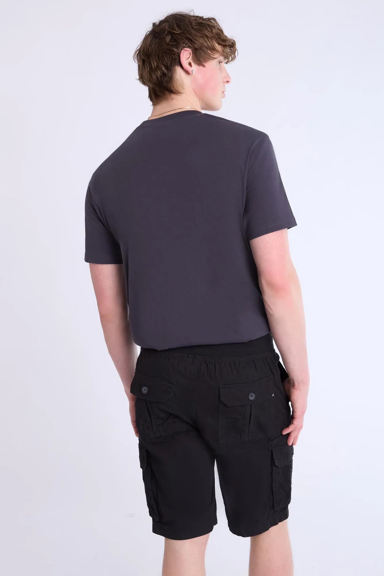 Mens Ripstop Cargo Jogger Shorts