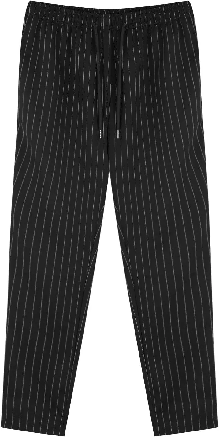 Mens Slim Fit Joggers Casual Tapered Sweatpants Gym Workout Pants Athletic Bottom Lightweight Pants with Zip Pockets