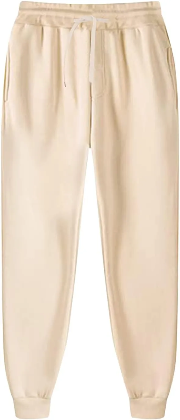 Mens Sweatpants Pants Drawstring Sports Trousers Joggers for Men Sports Active Joggers for Men Elastic Waist Athletic