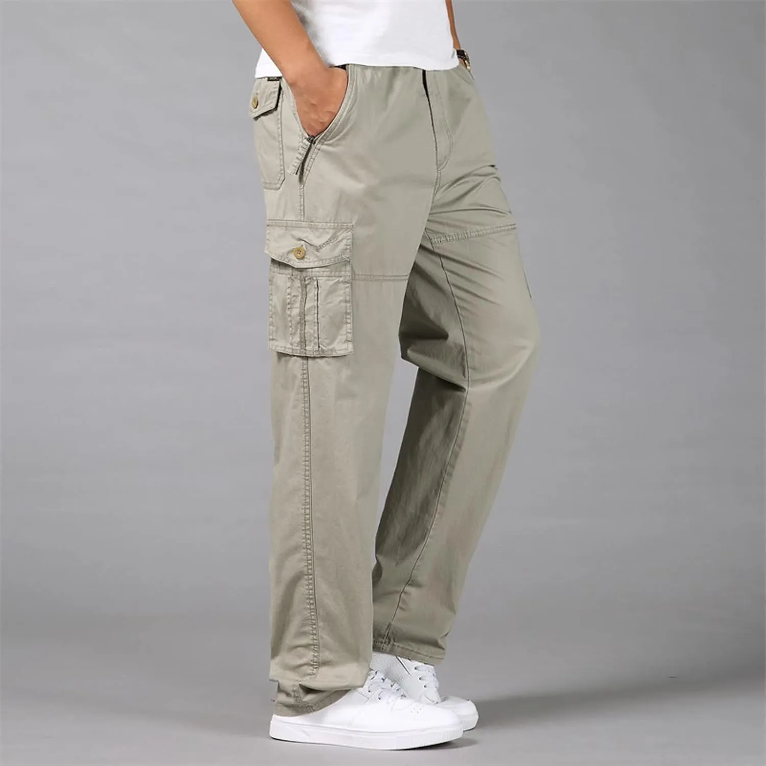 Mens Sweatpants with Pockets Big and Tall Heavyweight Cargo Pants Men's Slim Jogger Pants Tapered Athletic Sweatpants