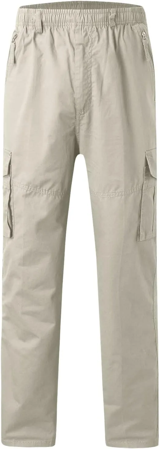 Mens Sweatpants with Pockets Big and Tall Heavyweight Cargo Pants Men's Slim Jogger Pants Tapered Athletic Sweatpants