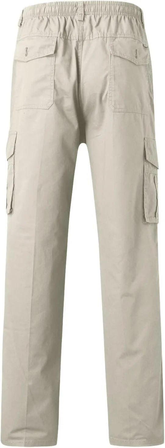 Mens Sweatpants with Pockets Big and Tall Heavyweight Cargo Pants Men's Slim Jogger Pants Tapered Athletic Sweatpants