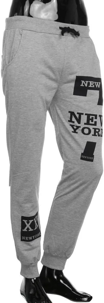 Mens Sweatpants with Pockets Casual Pants Slim fit with Zipper Pockets Men's Fleece Lined Pants Water Resistant Warm