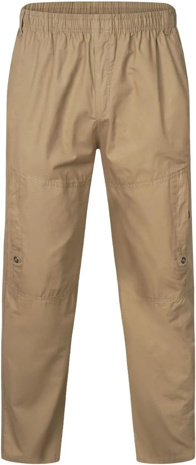Mens Workout Cargo Sweatpants Thermal Cotton Pants Fashion Loose Handsome Pocket Jeans Pants Tooling Camouflage Pants