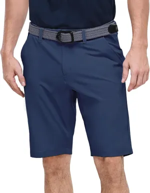 Outdoor Ventures Men's Golf Shorts 11" Inseam Classic-Fit Flat Front Stretch Casual Shorts with Pockets Summer Hiking Travel