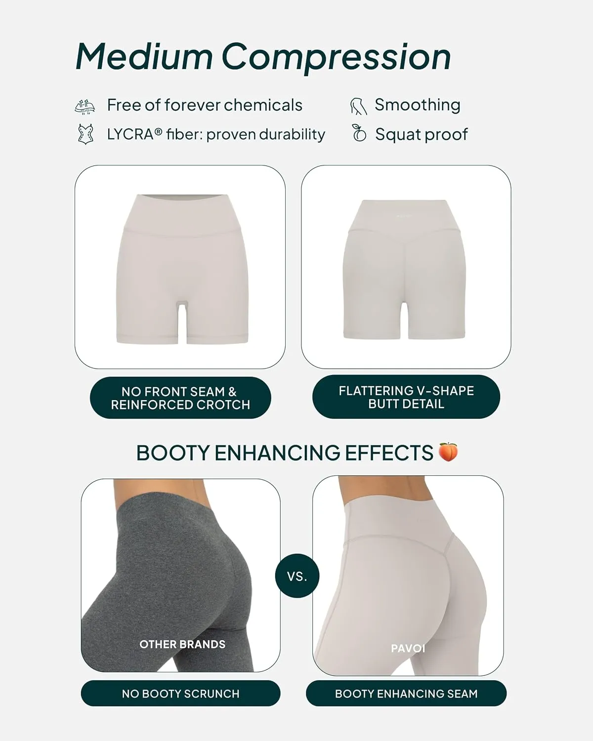 PAVOI ACTIVE Buttery Soft Yoga Workout Shorts for Women - High Waisted Butt Sculpting 4" & 6" Gym Biker Shorts - FlexFlow