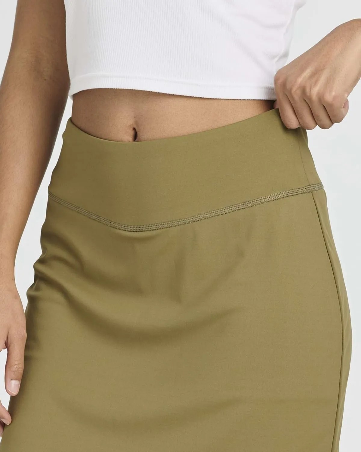 Real Essentials 3 Pack: Women's 16" Active Skort Skirt Pockets - Running Tennis Golf Gym (Available in Plus)