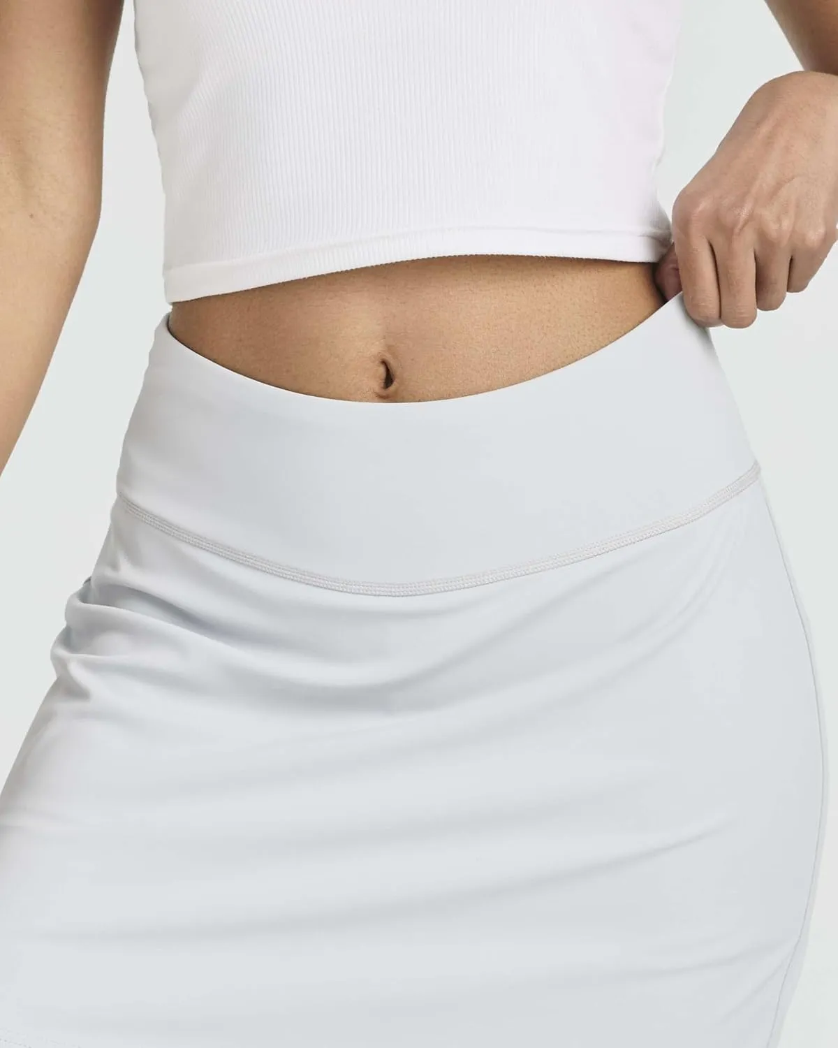 Real Essentials 3 Pack: Women's 16" Active Skort Skirt Pockets - Running Tennis Golf Gym (Available in Plus)