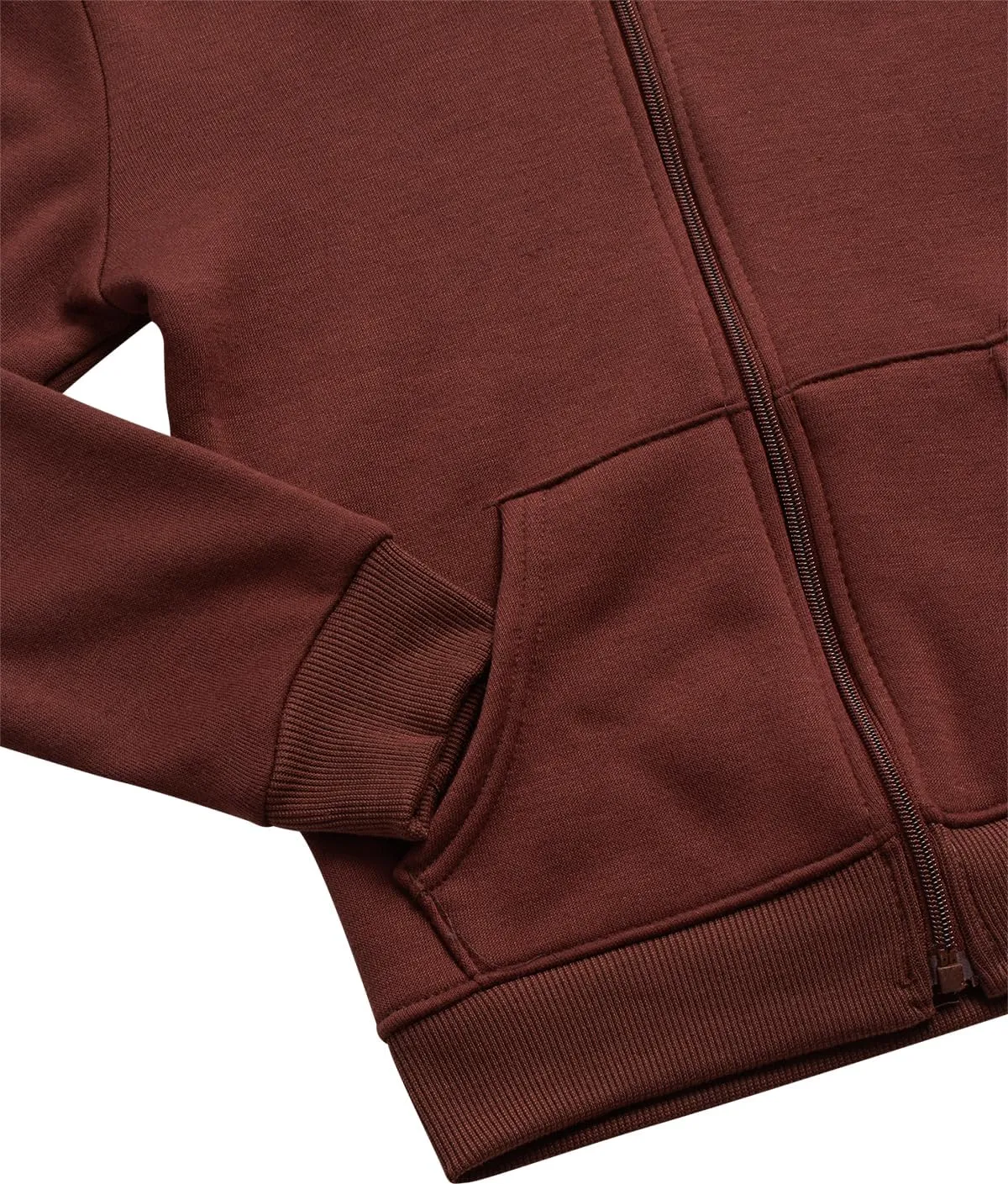 Real Love Girls' Jogger Set - 2 Piece Basic Fleece Solid Full Zip Hoodie and Sweatpants (Size: 7-16)