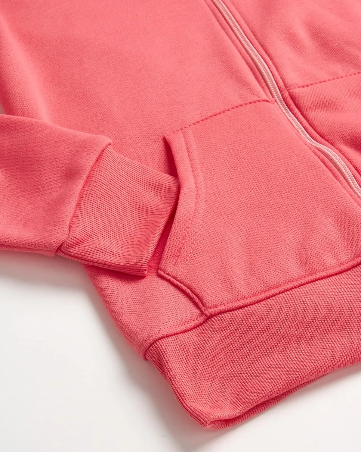 Real Love Girls' Jogger Set - 2 Piece Basic Fleece Solid Full Zip Hoodie and Sweatpants (Size: 7-16)