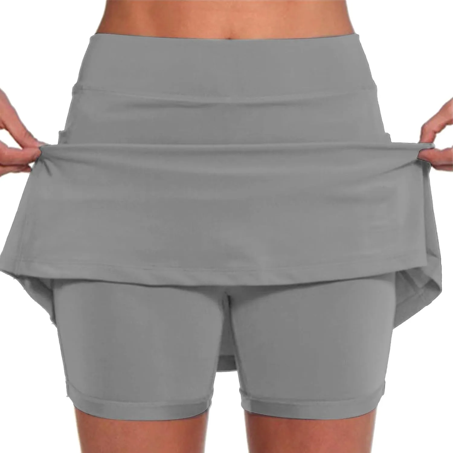 Skorts for Women Plus Size Dressy Casual Athletic Golf Tennis Short Skirts 2025 Summer Yoga Skort with Pockets