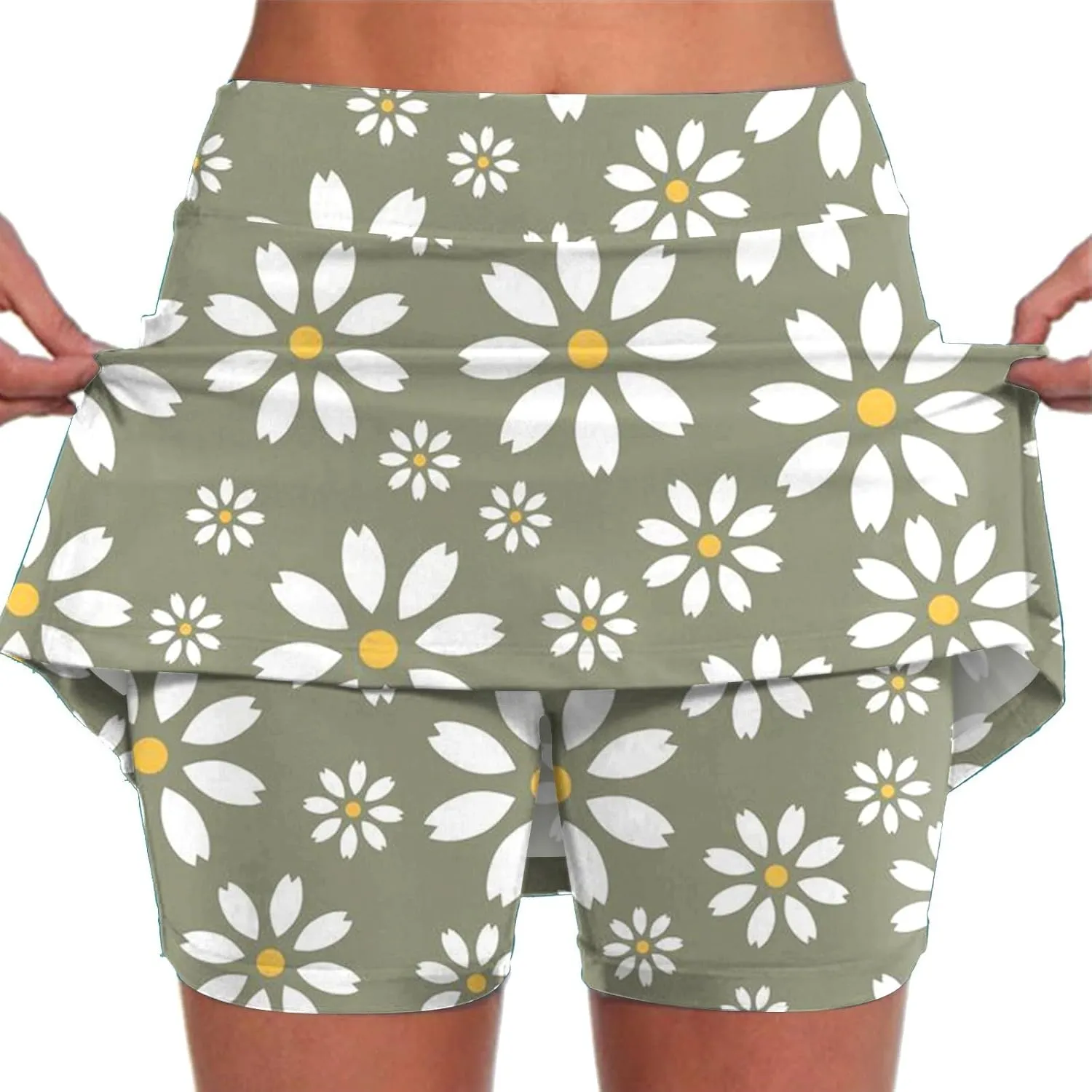 Skorts for Women Plus Size Dressy Casual Athletic Golf Tennis Short Skirts 2025 Summer Yoga Skort with Pockets