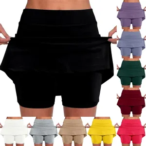 Skorts for Women Plus Size Dressy Casual Athletic Golf Tennis Short Skirts with Pockets 2025 Summer Trendy