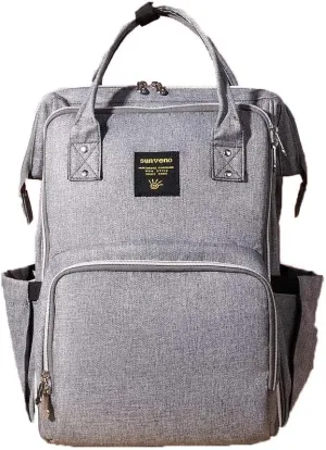 Stylish Upgrade 20L Diaper Bag Backpack Grey