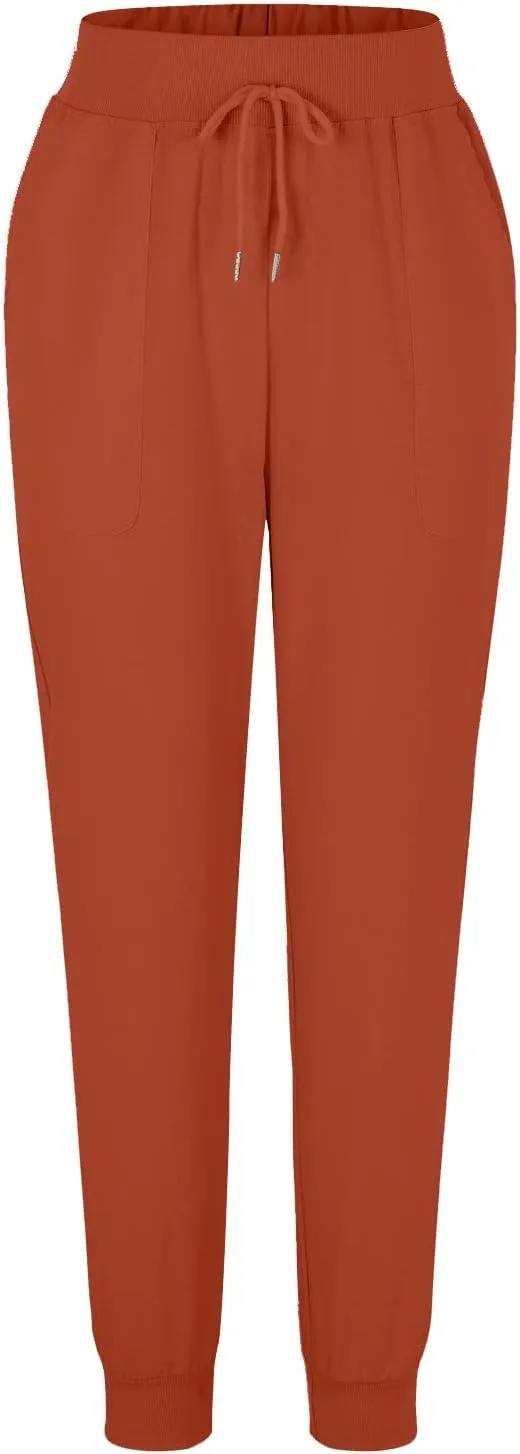 Summer Linen Pants For Women 2024 Pants Straight Leg Beach Pants Drawstring High Waist Comfy Trousers with Pockets