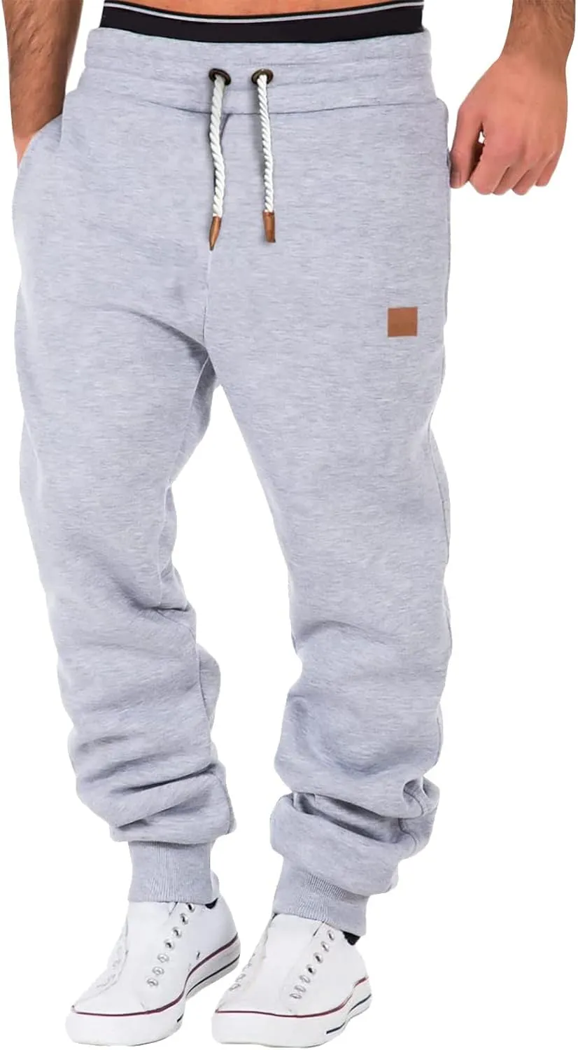 Sweatpant for Men with Pockets Jogger Sports Pants Drawstring Sports Trousers Mens Sweatpants with Pockets Drawstring