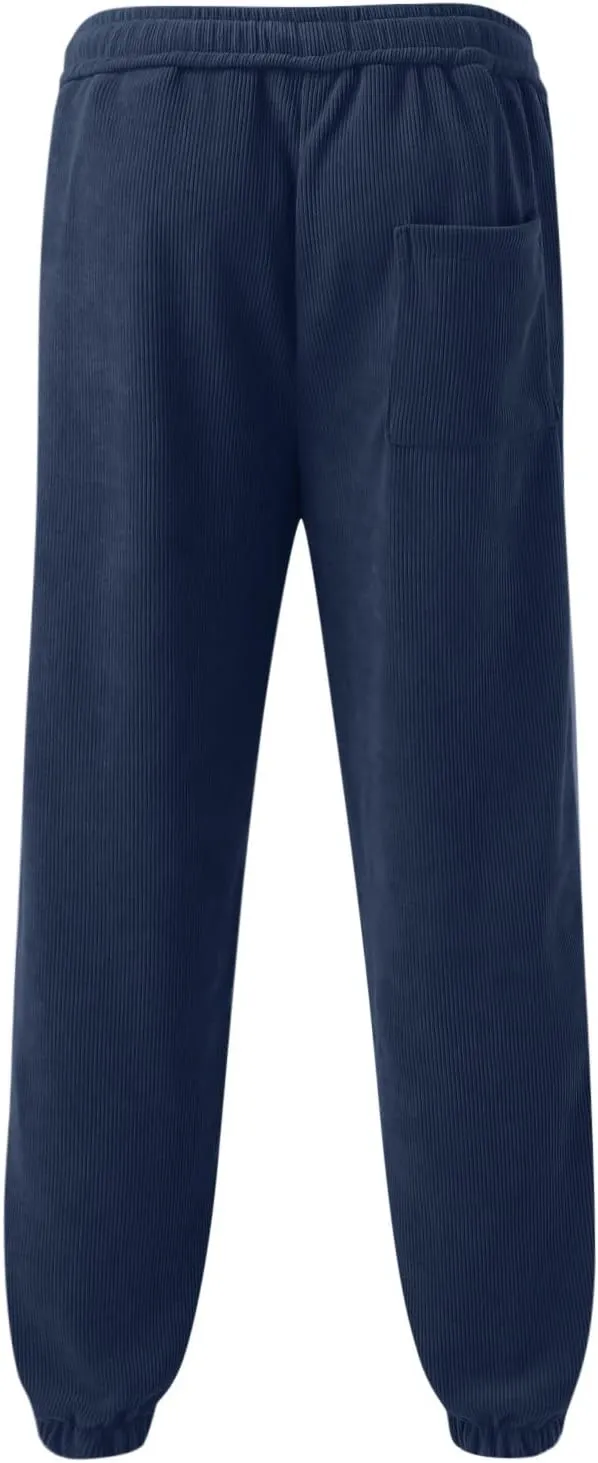 Sweatpant for Men with Pockets Sweatpants Workout Sports Running Pant Zipper Pockets Pants for Men with Zipper Casual