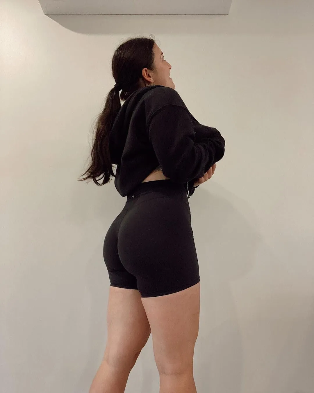 TomTiger Yoga Shorts for Women Tummy Control High Waist Biker Shorts Exercise Workout Butt Lifting Tights Women's Short Pants