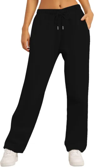 Women Cotton Linen Summer Tie Knot Palazzo Pants Elastic Waist Lounge Pants Plus Size Pants Office