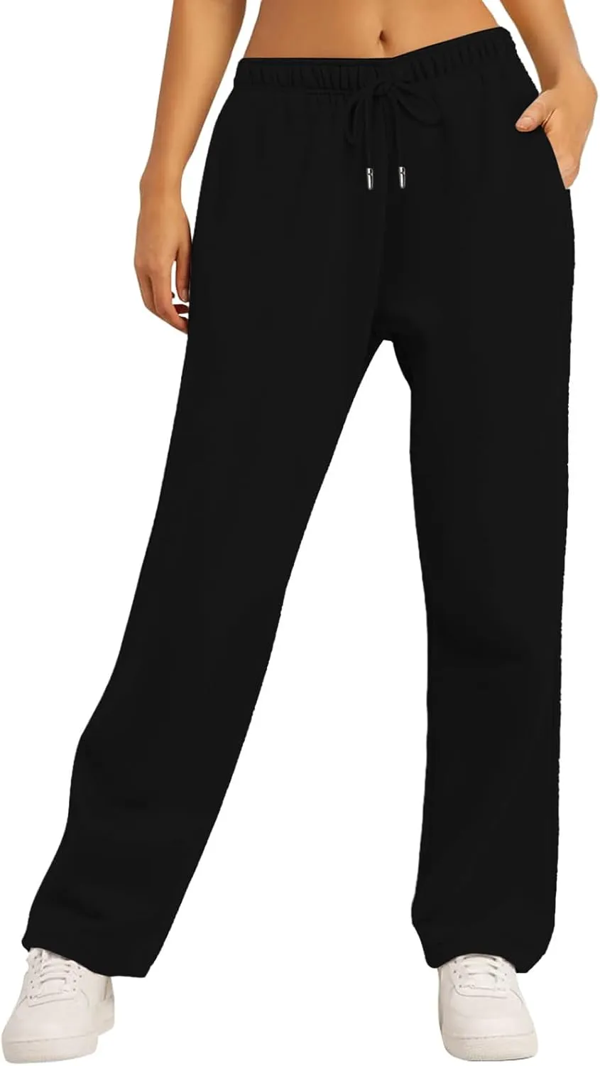 Women Cotton Linen Summer Tie Knot Palazzo Pants Elastic Waist Lounge Pants Plus Size Pants Office
