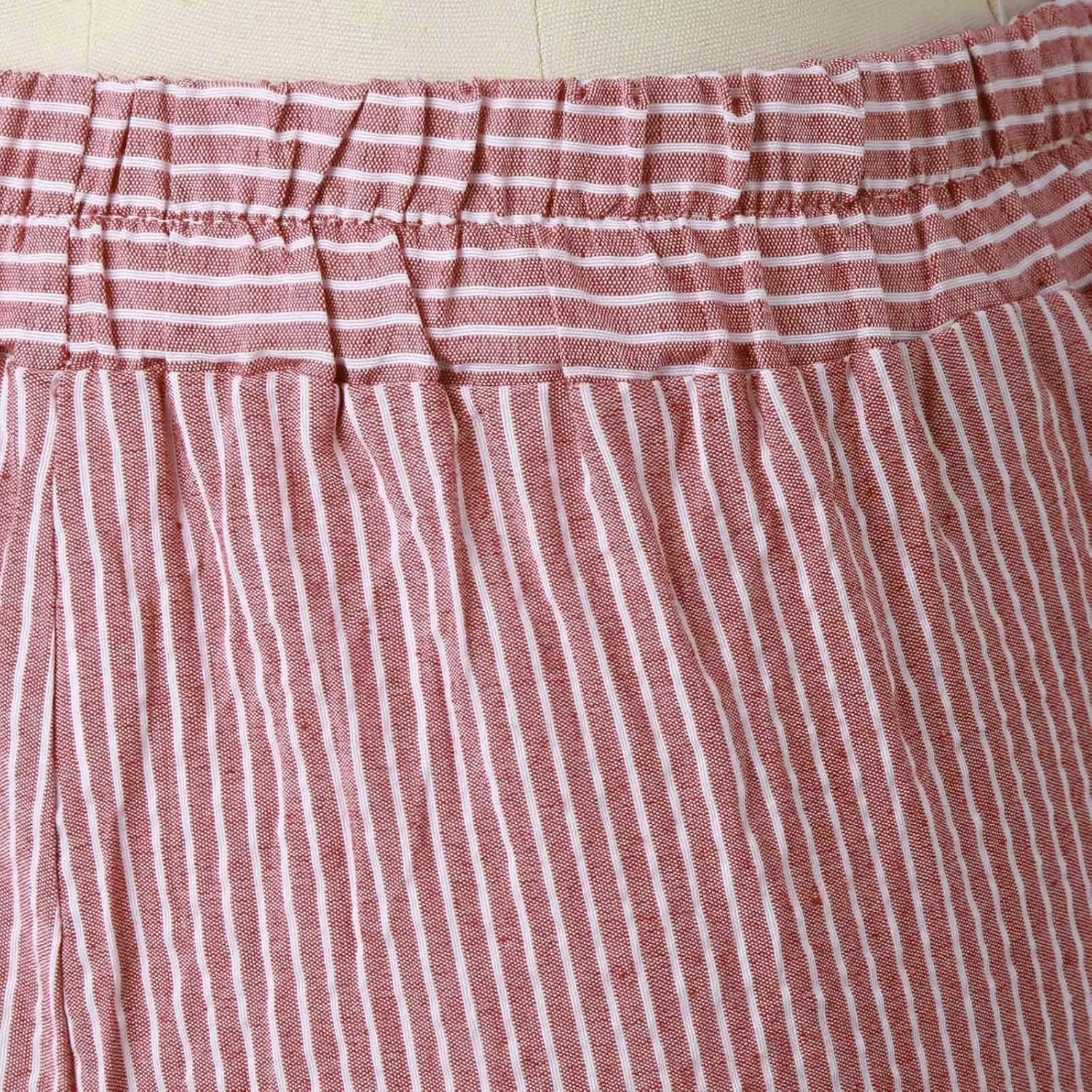 Women Linen Pants Loose Summer Casual Beach Solid Color Plus Size High Waisted Linen Pants Work Lounge Trousers with Pockets