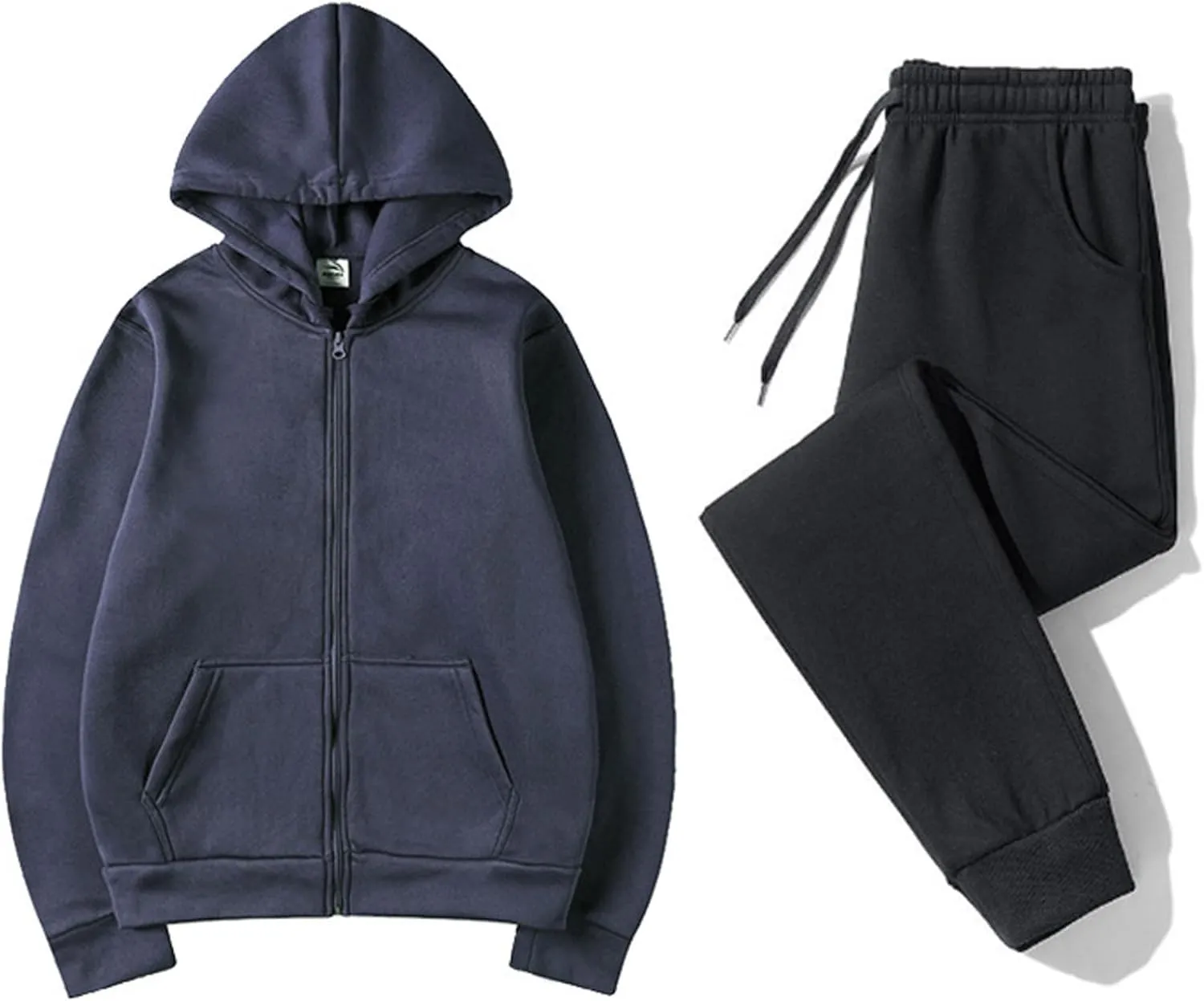 Women's 2 Piece Outfits Long Sleeve V Neck Graphic Workout Sweatshirt Wide Leg Sweatpant Tracksuit Sweatsuit