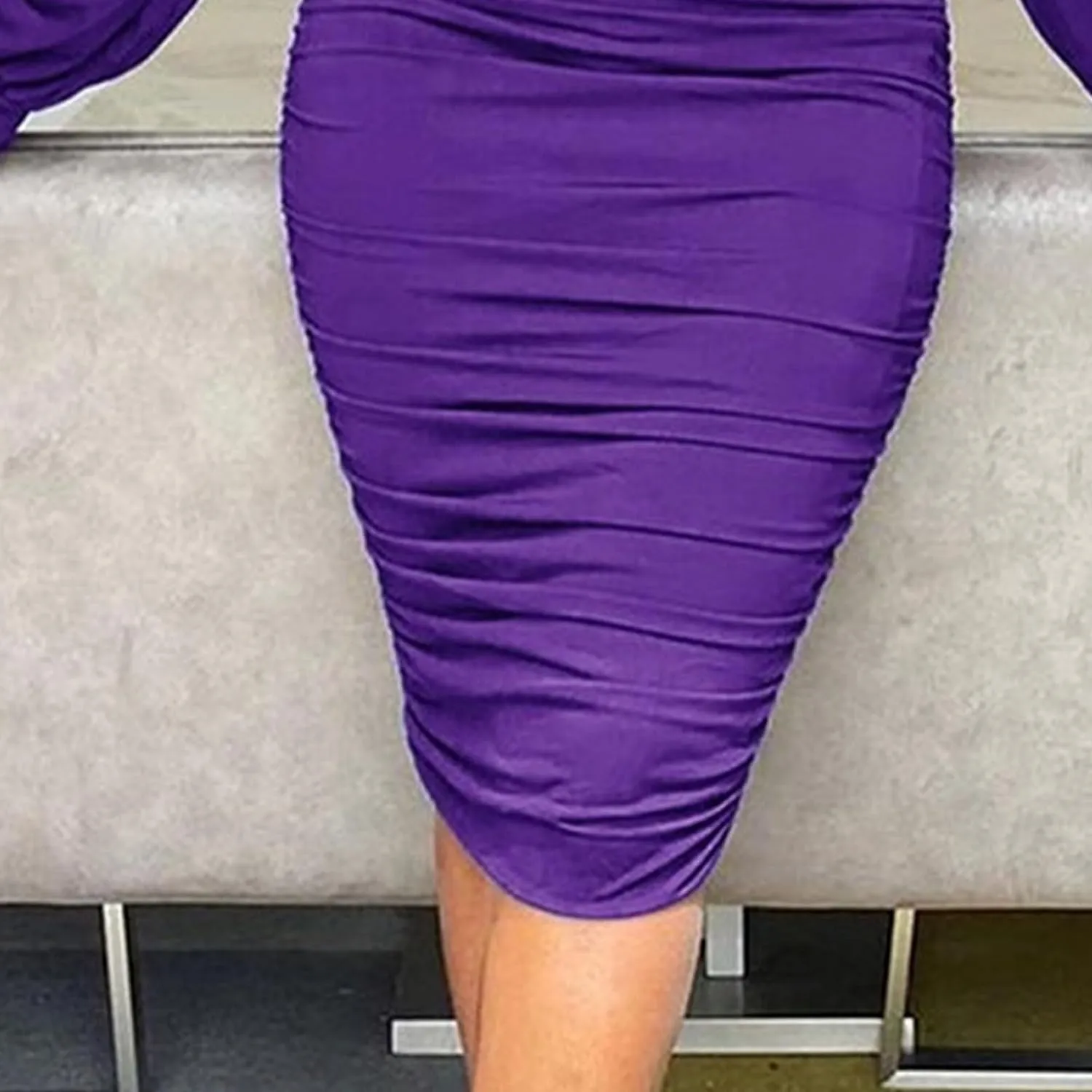 Womens 2025 Casual Chiffon Dress Smocked V Neck Puff Long Sleeve Hollow Out Dresses Cocktail A-Line Mini Dress