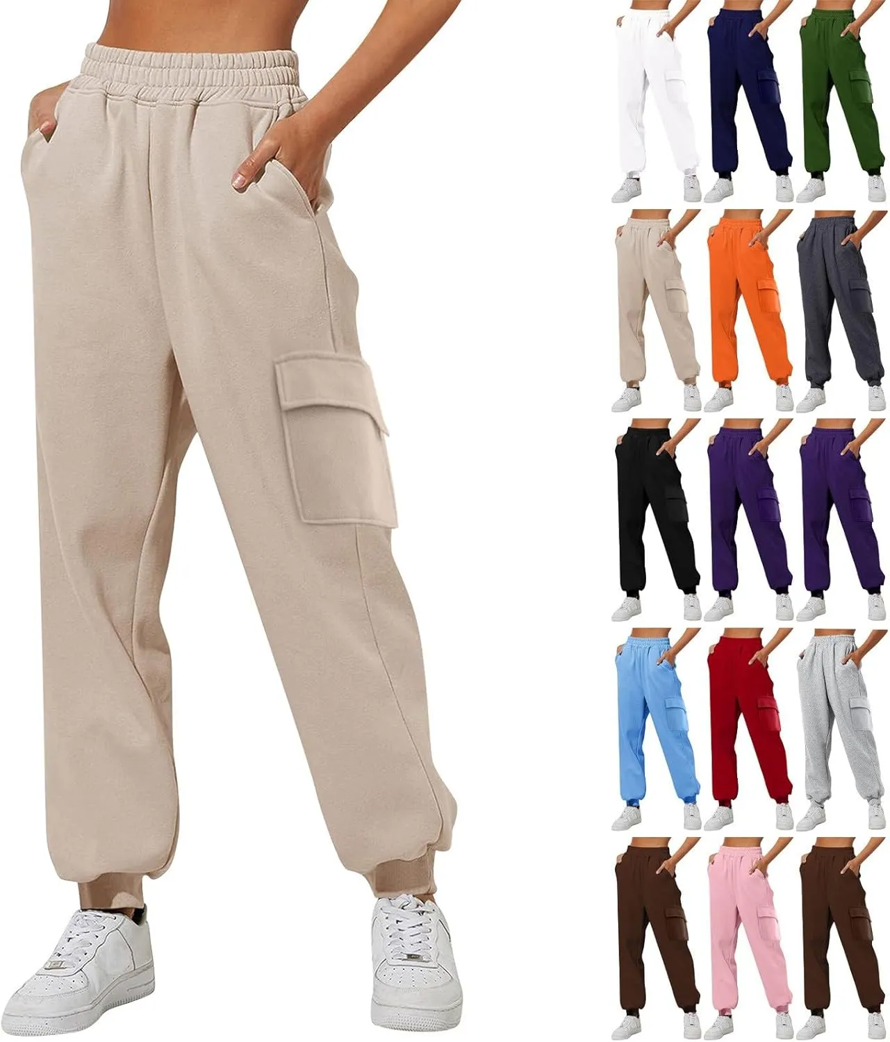 Women's Cotton Linen Summer Fashion Pant Trousers Low Waist Baggy Stretchy Loose Fit Pant Trousers Business Work