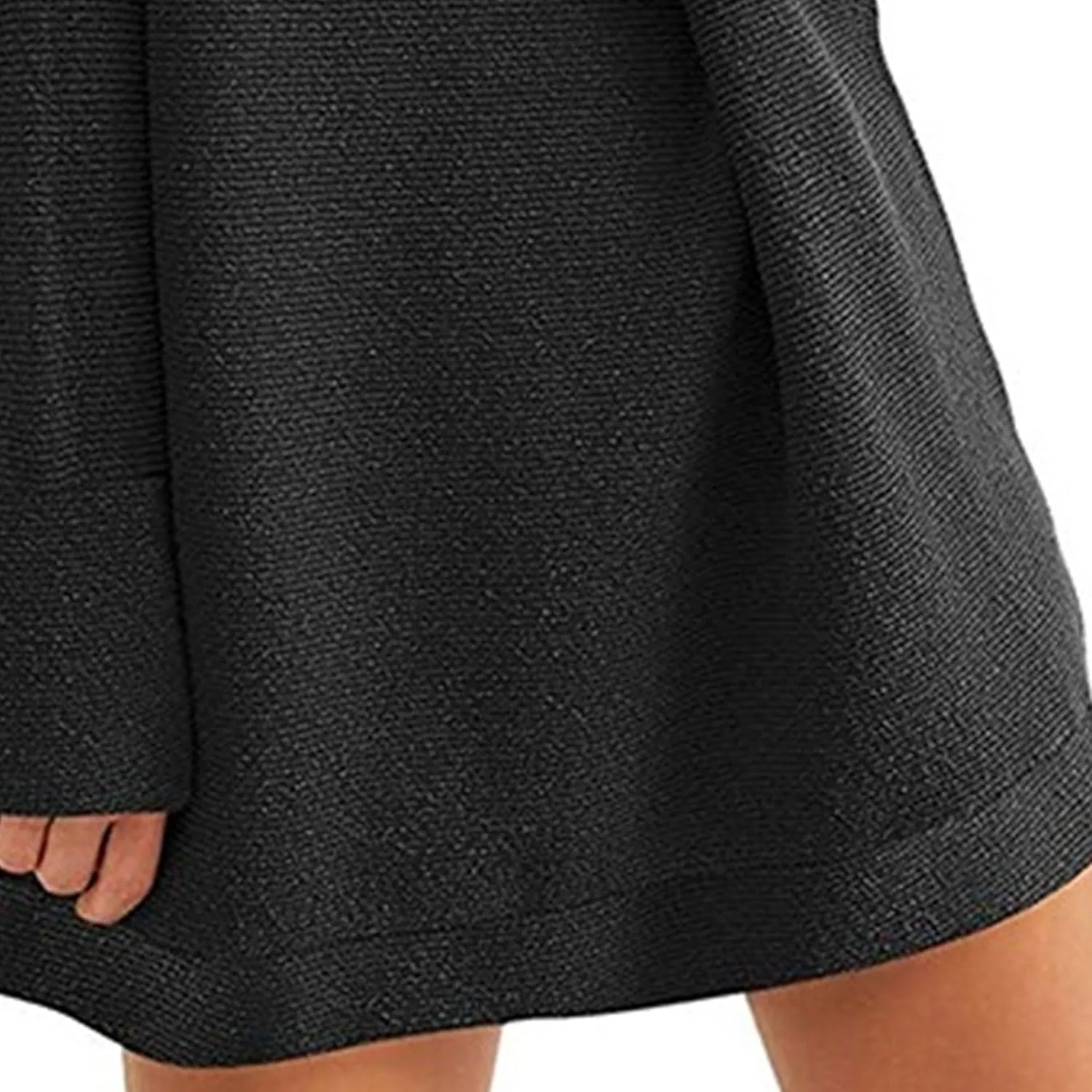 Women's Fall Sweater Short Pullover Dress 2025 Loose Turtleneck Long Sleeve Cocktail Party Ribbed Knit Mini Dress