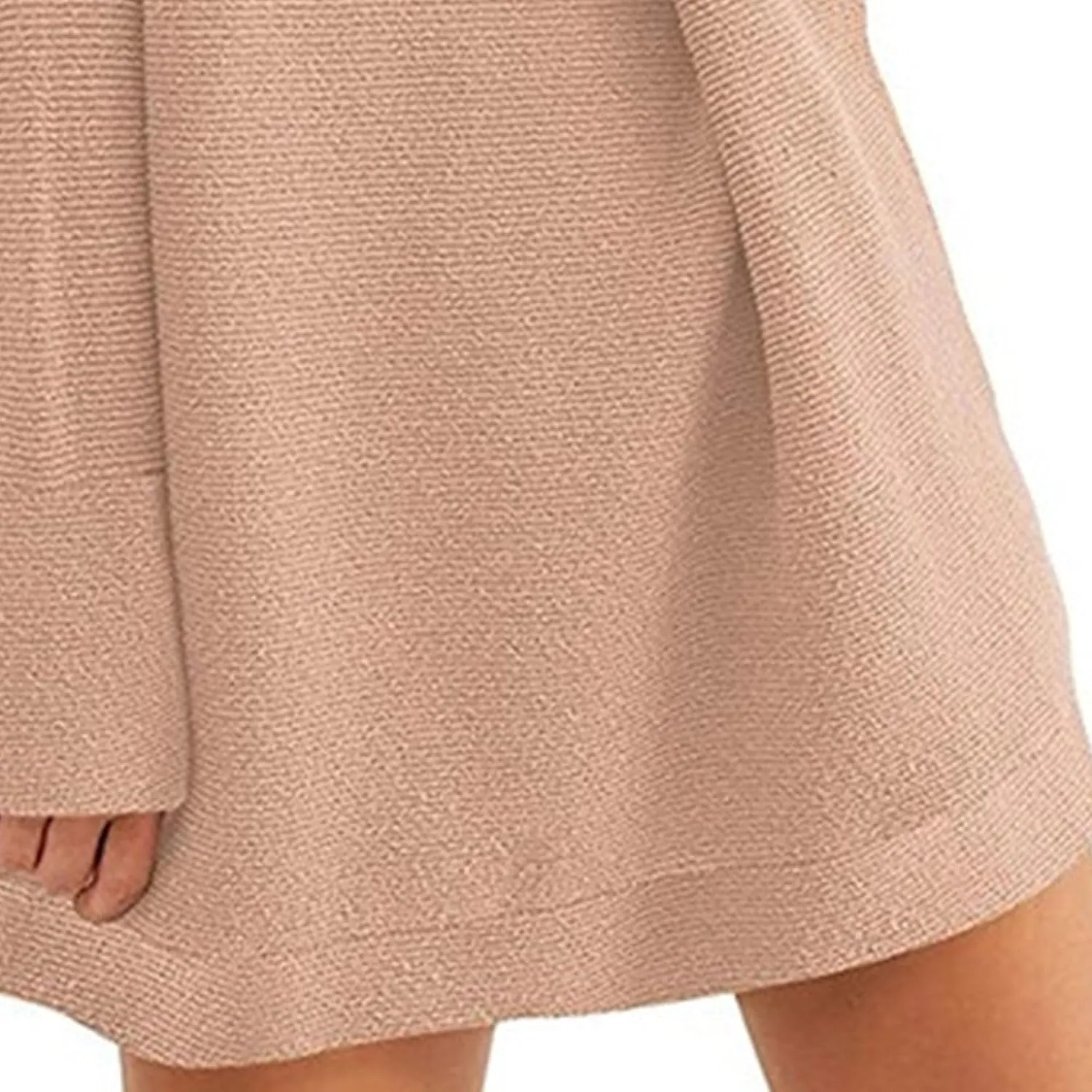 Women's Fall Sweater Short Pullover Dress 2025 Loose Turtleneck Long Sleeve Cocktail Party Ribbed Knit Mini Dress