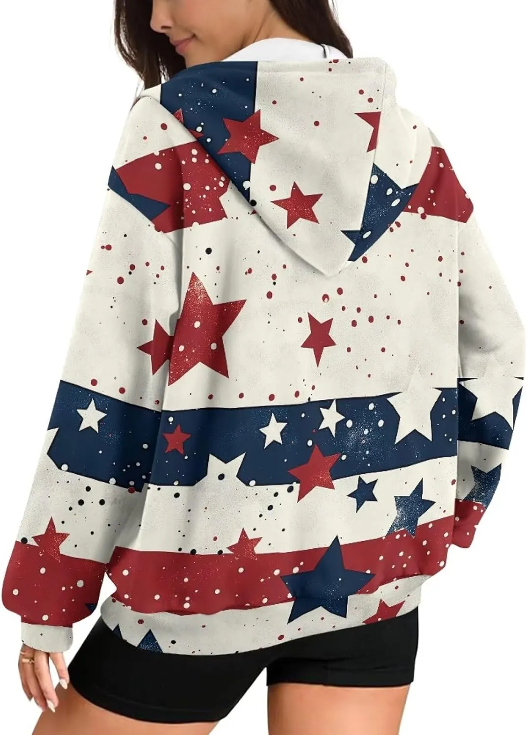 Women's Full Zip Up Hoodie with Pockets Oversized Sweatshirts Long Sleeve Fashion Clothes Jacket