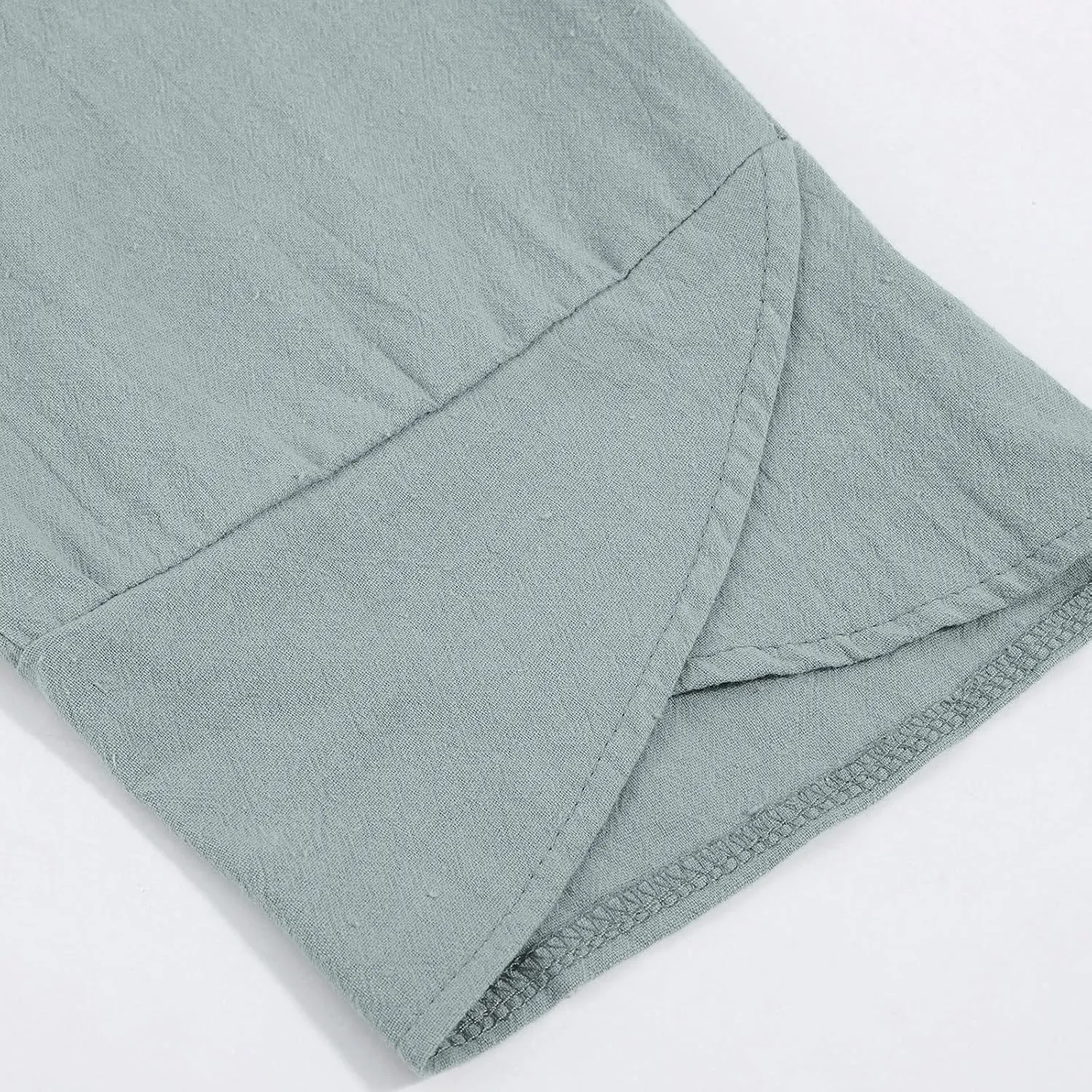 Womens Linen Pants Loose Summer Casual Beach Solid Color Plus Size High Waisted Linen Pants 2025 Work Trousers with Pockets