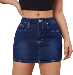 Womens Mid-High Waisted Ripped Denim Jean Shorts Cutoff Stretchy 2025 Summer Casual Beach Wide Leg Hot Short Pants