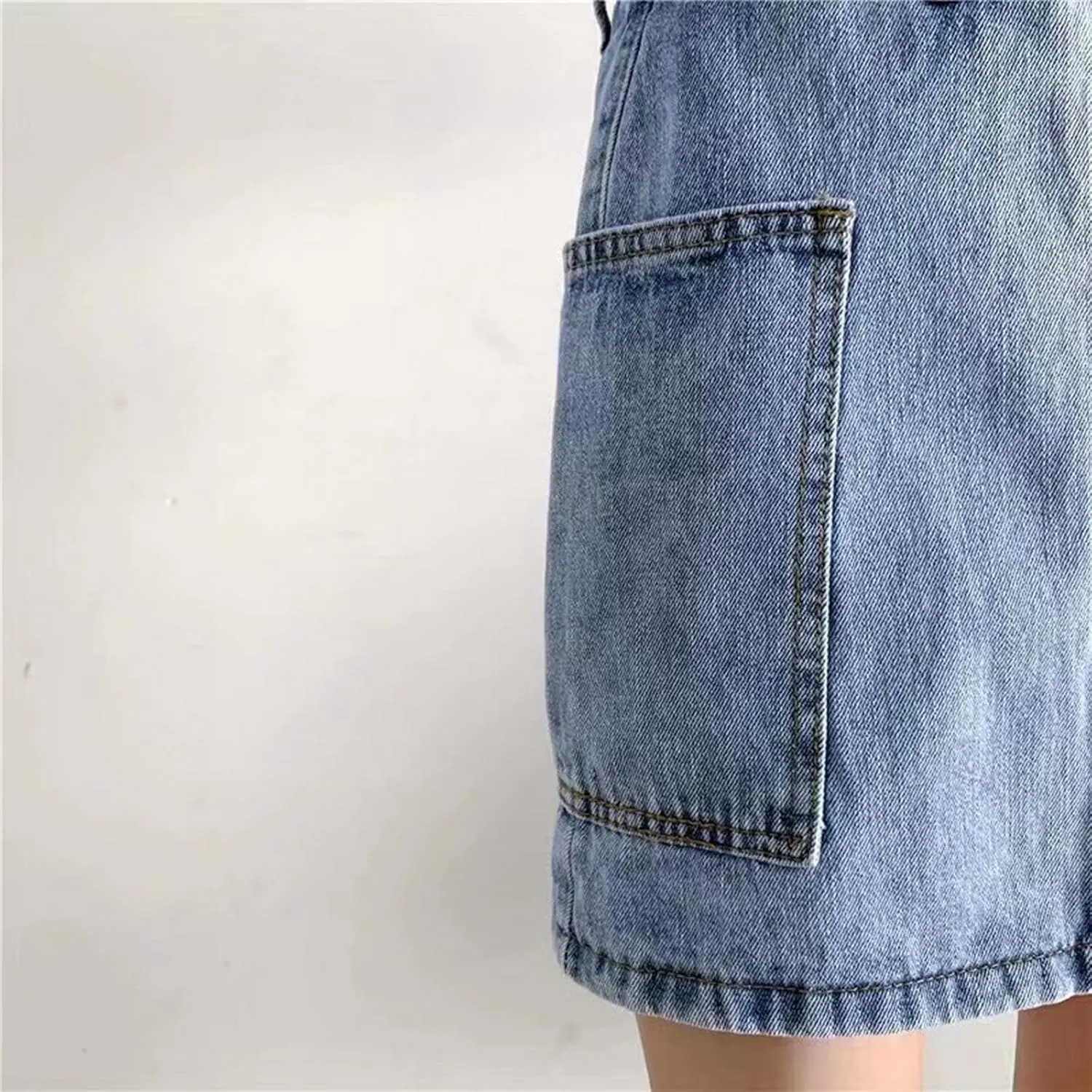 Womens Mid-High Waisted Ripped Denim Jean Shorts Cutoff Stretchy 2025 Summer Casual Beach Wide Leg Hot Short Pants