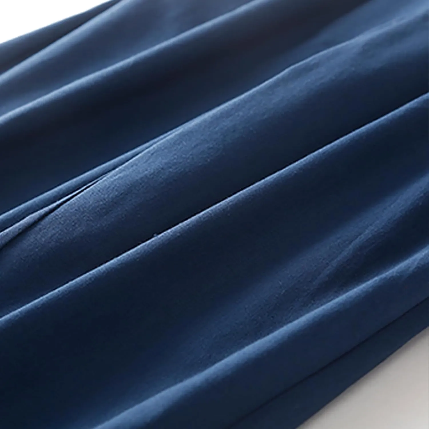 Womens Summer Pants Cotton Linen Loose Fit Trousers with Pockets 2025 Casual Elastic Waist Wide Leg Pants Trousers