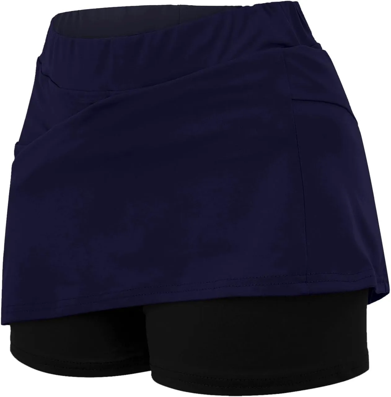 Women's Tennis Skirt High Waist Pleated Skort Summer Sports Running Mini Skirt Workout Running Skirt with Inner Short