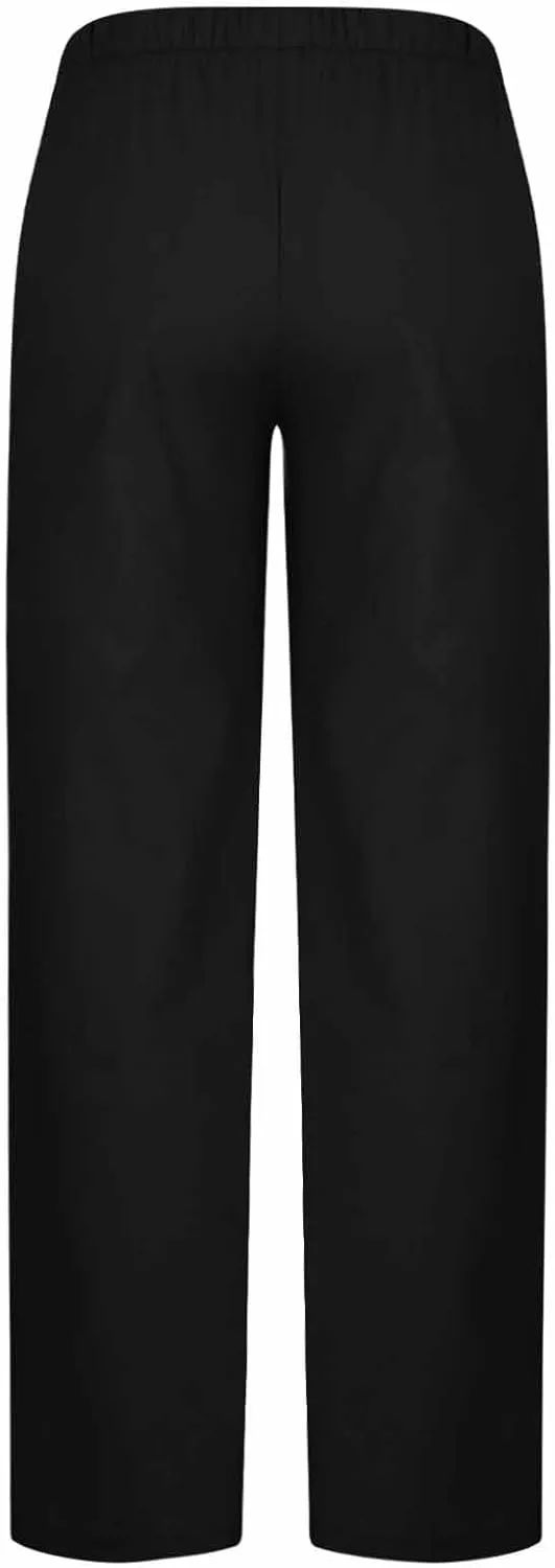Womens Wide Leg Yoga Pants Linen Elastic High Waist Drawstring Lounge Trousers Summer Boho Flowy Slacks