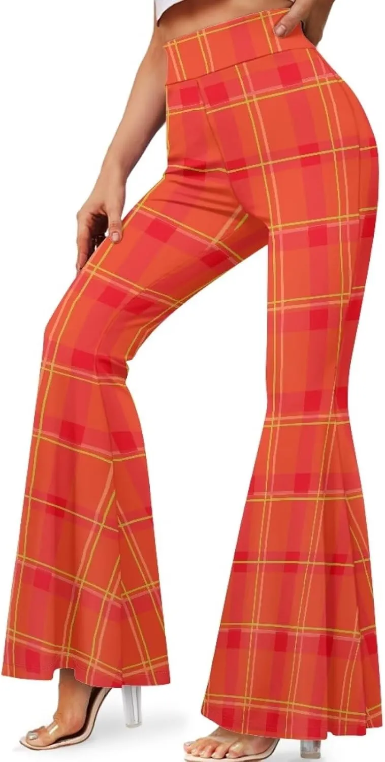 Yoga Pants Women Flared Leggings Tummy Control High Waist Bell Bottom Trousers Plus Size Sports Pants Pilates Slack