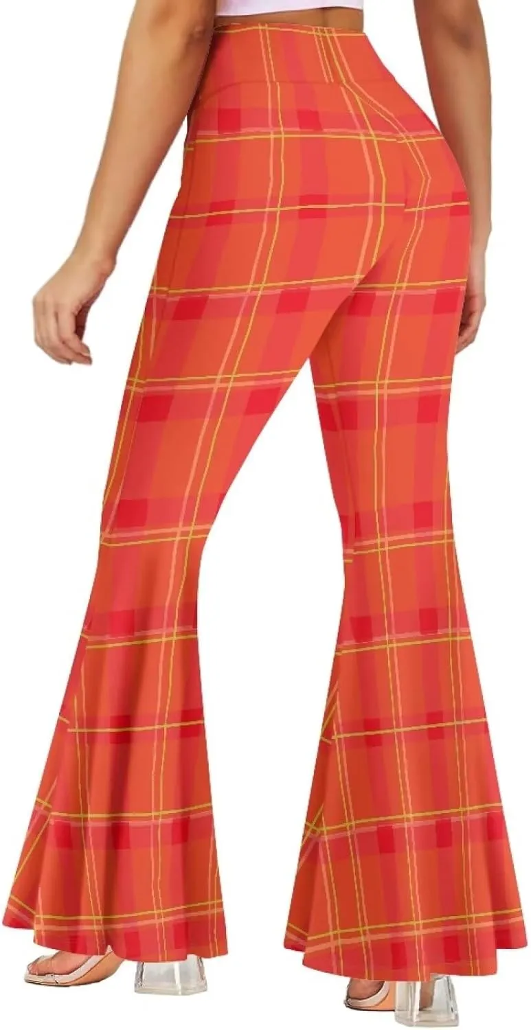 Yoga Pants Women Flared Leggings Tummy Control High Waist Bell Bottom Trousers Plus Size Sports Pants Pilates Slack
