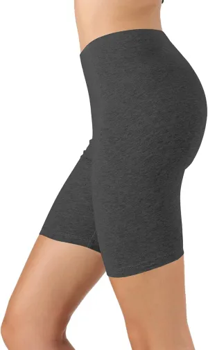 Zenana ZONE12SPORTS Women's Premium Cotton Biker Shorts