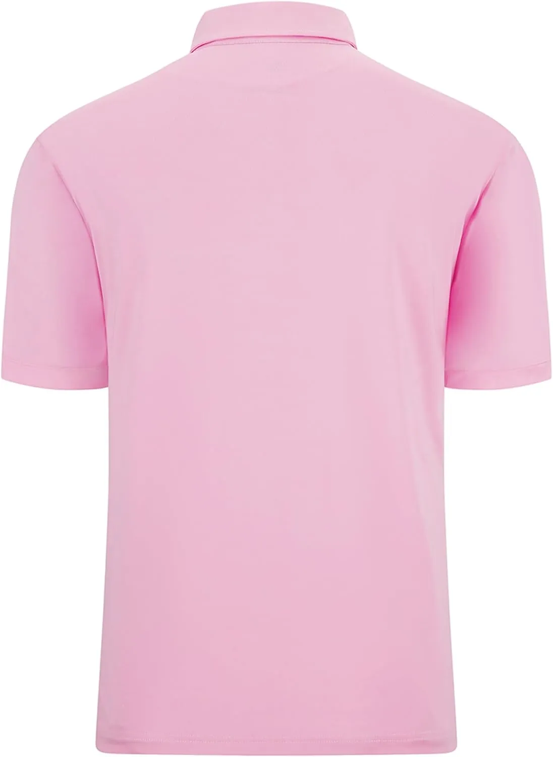 ZITY Mens Golf Shirt Short Sleeve Sport Moisture Wicking Performance Print Golf Polo Shirts for Men Collared Casual T-Shirt
