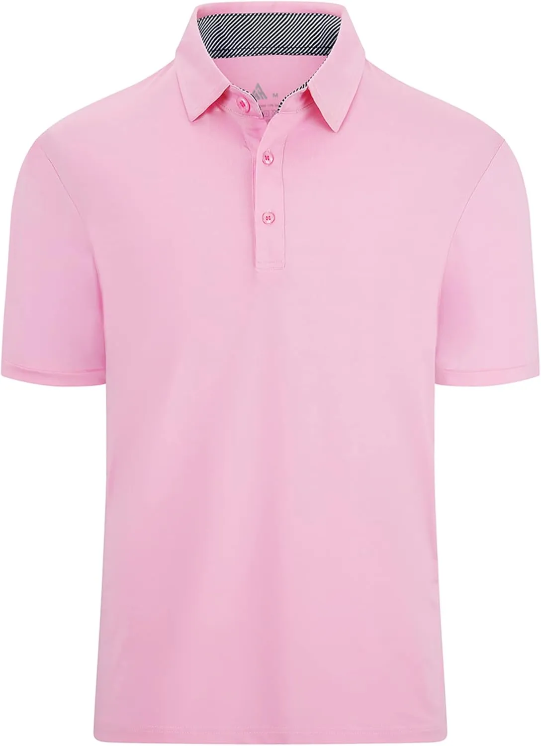 ZITY Mens Golf Shirt Short Sleeve Sport Moisture Wicking Performance Print Golf Polo Shirts for Men Collared Casual T-Shirt